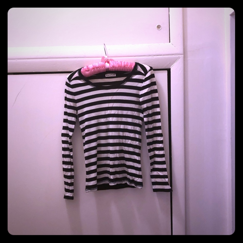 Whistles striped long-sleeved top. Size XS.
